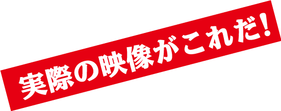 実際の映像がこれだ！
